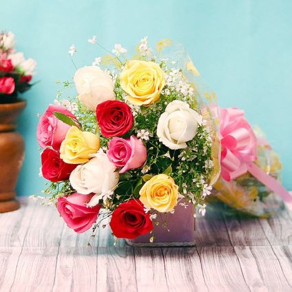 Lovely Mixed Roses